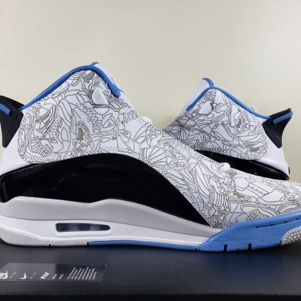 Jordan Dub Zero Legend Blue Mens size 11.5 Shoes 311046-114 UNC New